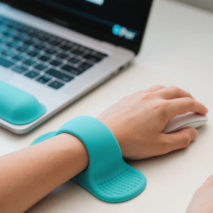 Ergonomisk mus silikonhandledsstöd